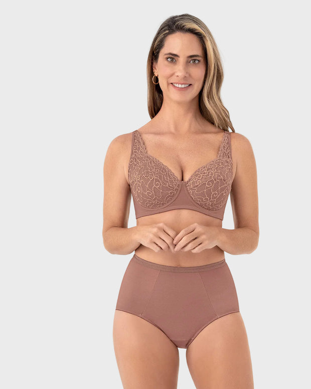 Panty clásico de compresión suave con excelente modelación
