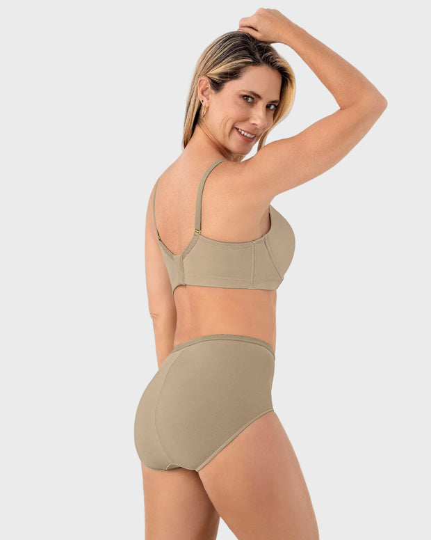 Panty clásico de compresión suave con excelente modelación