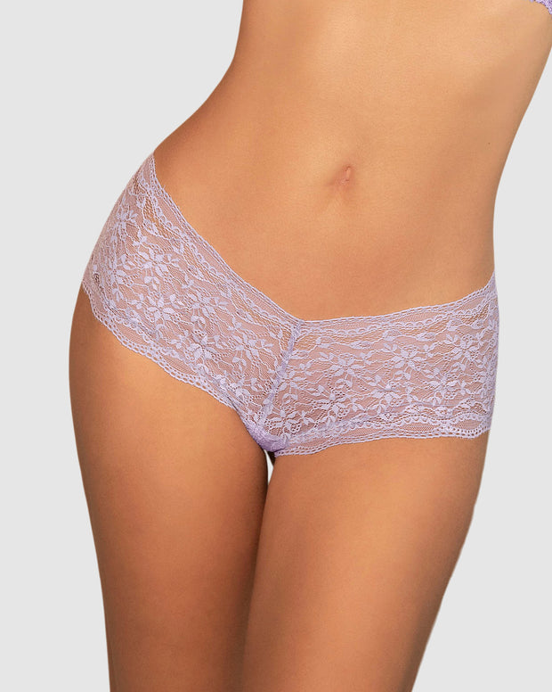 Panty estilo hípster en SmartLace® sexy con refuerzo en algodón