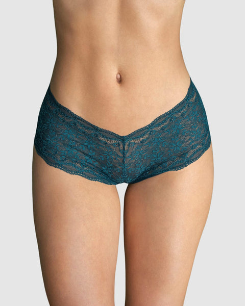 Panty estilo hípster en SmartLace® sexy con refuerzo en algodón#color_660-verde-azul