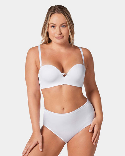 Panty clásico de control suave con efecto levantacolas#color_000-blanco
