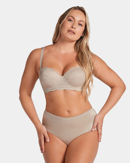 Panty clásico de compresión firme con efecto levantacolas#color_802-cafe-claro