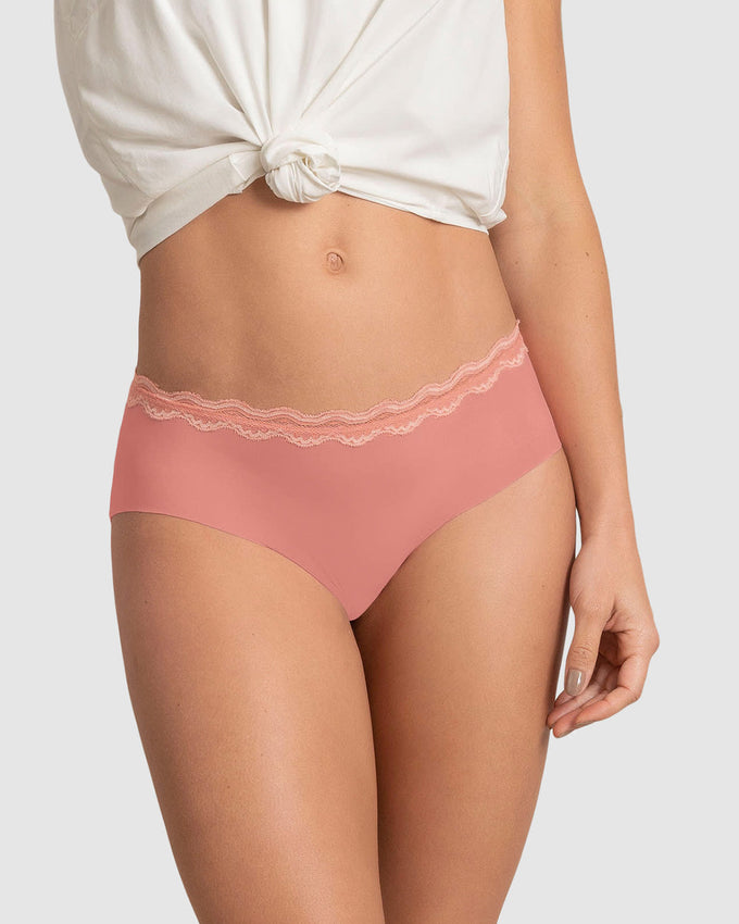 Panty hipster con Smartlace® en cintura tiro medio#color_276-rosa-medio
