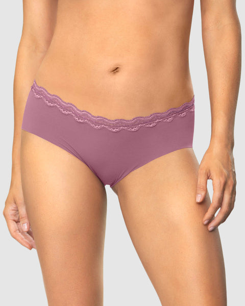 Panty hípster con SmartLace® en cintura tiro medio#color_402-morado-claro