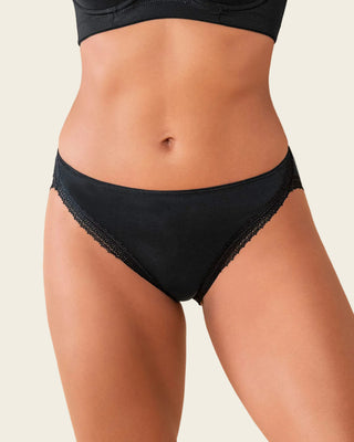 Panty tipo bikini con SmartLace® decorativo en piernas#color_700-negro