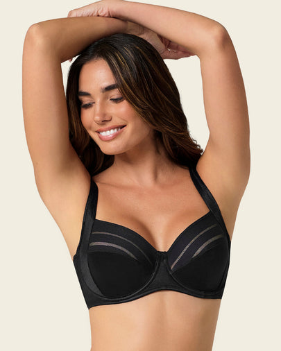 Brasier de buen cubrimiento ideal para busto pesado natural support#color_700-negro