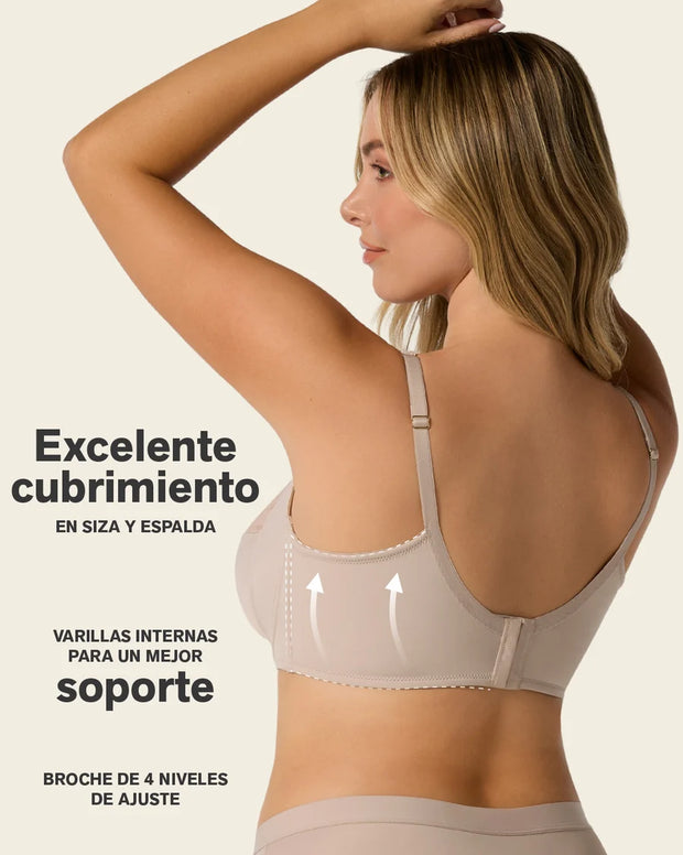 Brasier de buen cubrimiento ideal para busto pesado natural support