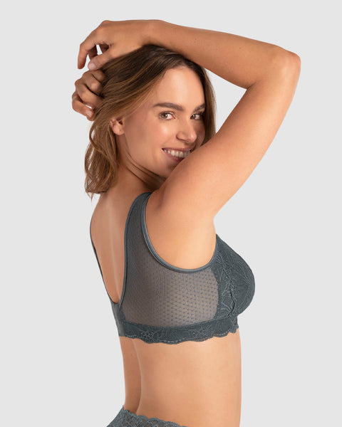 Bralette multiusos Sexy Siempre en smartlace® ideal para prótesis de mastectomía#color_706-gris-oscuro