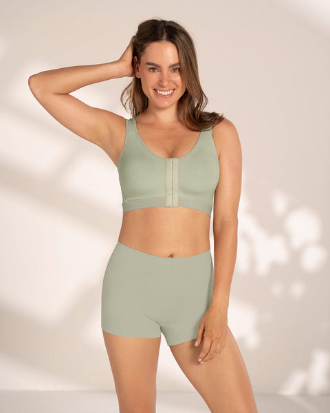 Brasier tipo top multiusos ultracómodo en algodón#color_697-verde-claro