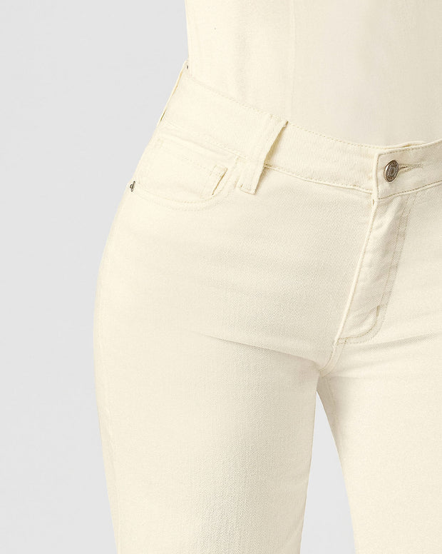 Jean bota ancha esencial para mujer