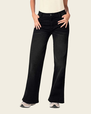 Jean bota ancha esencial para mujer#color_700-negro