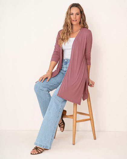 Saquillo con aberturas laterales#color_895-mora