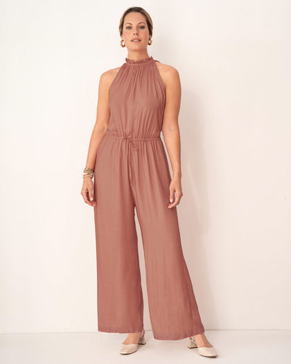 Enterizo largo con tira para ajustar en la cintura#color_180-palo-de-rosa