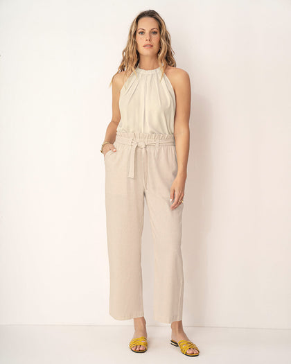 Blusa hombros descubiertos anudable en espalda#color_018-marfil