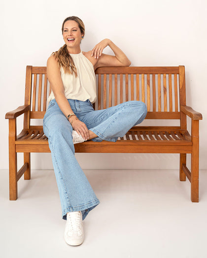 Blusa hombros descubiertos anudable en espalda#color_018-marfil