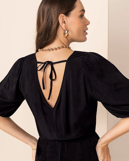 Enterizo largo de mangas con volumen#color_700-negro