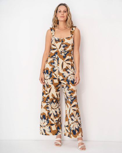 Enterizo largo con detalle en hombro#color_145-marfil-estampado-cafe