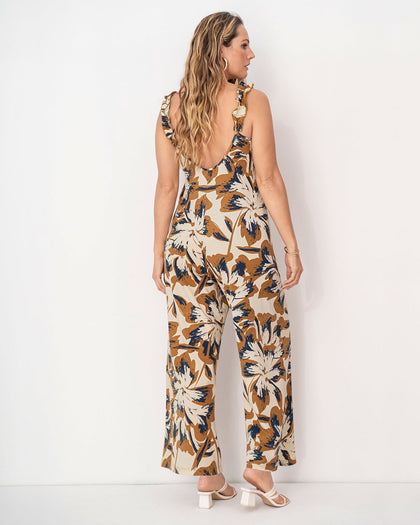 Enterizo largo con detalle en hombro#color_145-marfil-estampado-cafe