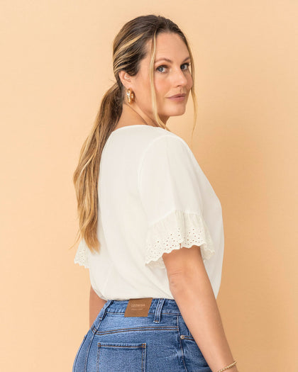 Blusa con detalle en mangas#color_018-marfil