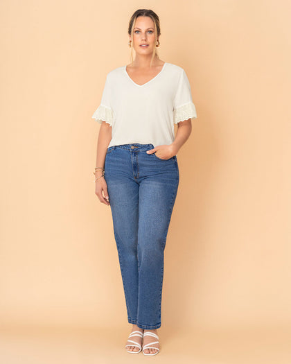 Blusa con detalle en mangas#color_018-marfil