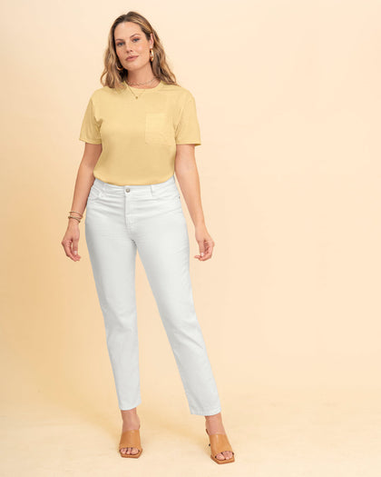 Camiseta manga corta con bolsillo en ojalillo#color_106-amarillo