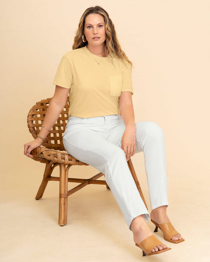 Camiseta manga corta con bolsillo en ojalillo#color_106-amarillo