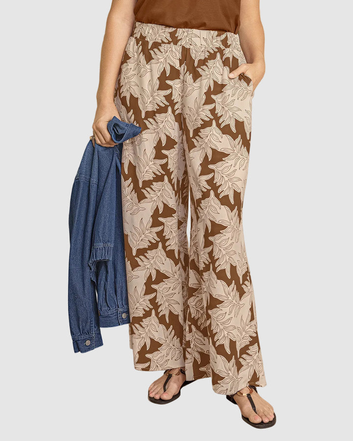 Pantalón amplio estampado