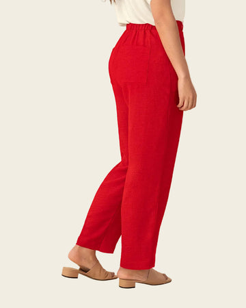 Pantalón con bolsillos funcionales#color_302-rojo