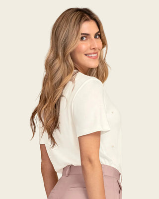 Camiseta manga corta con apliques de perlas#color_018-marfil