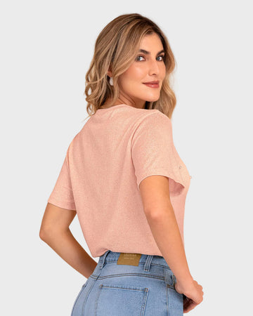 Camiseta manga corta con apliques de perlas#color_301-rosa-claro