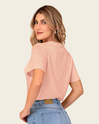 Camiseta manga corta con apliques de perlas#color_301-rosa-claro