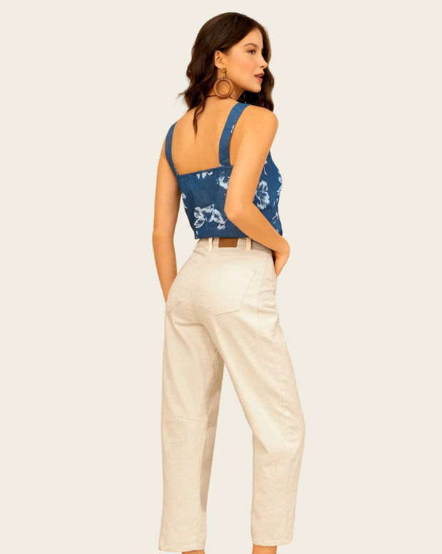 Camiseta de tiritas anchas