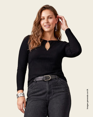 Camiseta-manga-larga-acanalada-con-abertura-frontal#color_700-negro