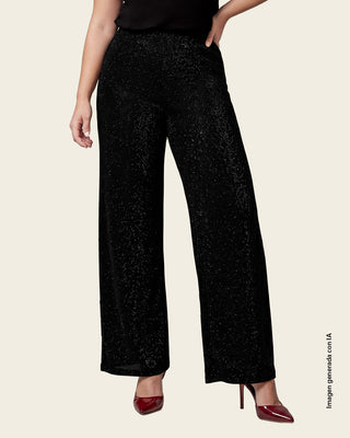 Pantalón-bota-recta-con-brillo#color_700-negro