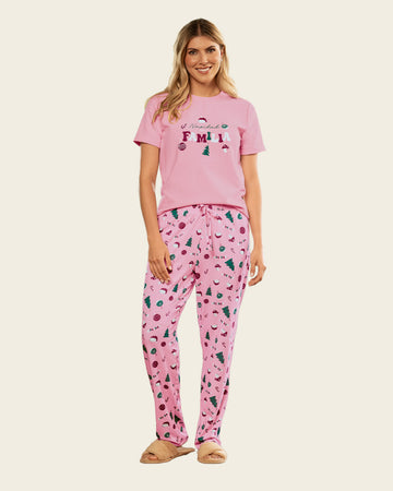 Camiseta-manga-corta-de-pijama-para-mujer-con-estampado-de-navidad#color_c68-rosado