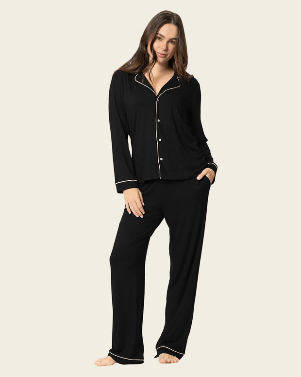 Conjunto de pijama: camiseta manga larga y pantalón largo