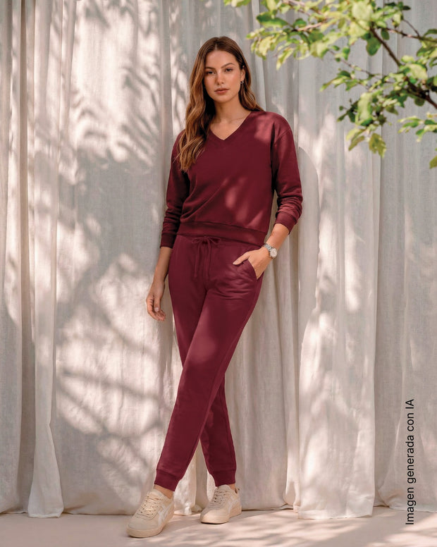Jogger estilo loungewear