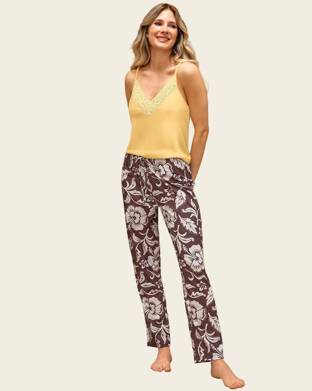 Pantalón de pijama con estampado para mujer
