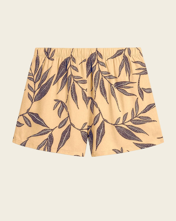Short corto estampado con pretina elástica