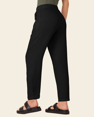 Pantalón exterior con resorte en cintura#color_700-negro