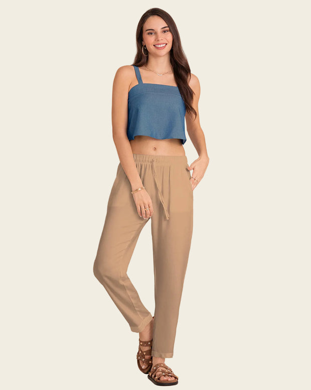 Pantalón exterior con resorte en cintura