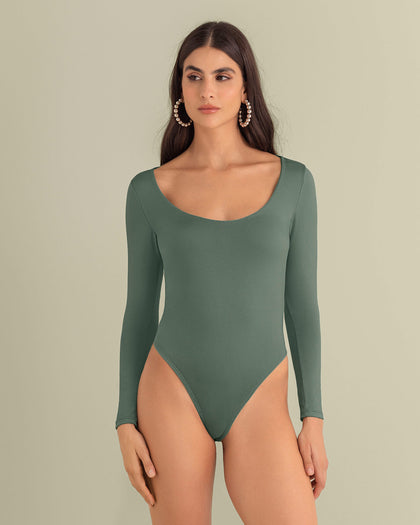 Body manga larga con broche ajustable#color_198-verde