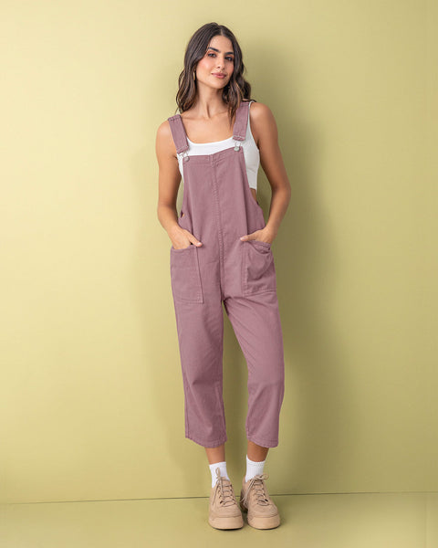 Enterizo largo tipo overall#color_411-morado