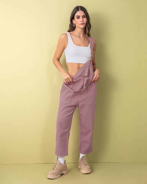 Enterizo largo tipo overall#color_411-morado