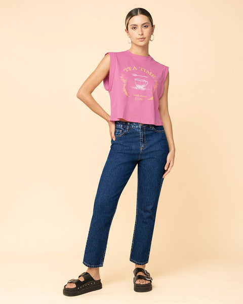 Camiseta manga sisa básica#color_301-rosado