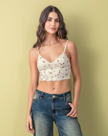 Blusa crop top tipo corset con cargaderas ajustables#color_077-estampado