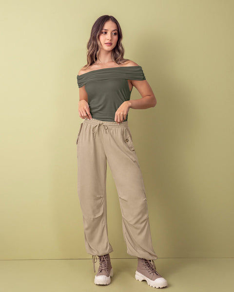 Crop top strapless cuello bandeja#color_198-verde