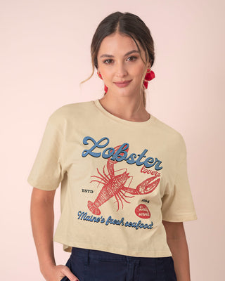 Camiseta manga corta silueta amplia#color_084-arena