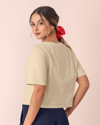 Camiseta manga corta silueta amplia#color_084-arena