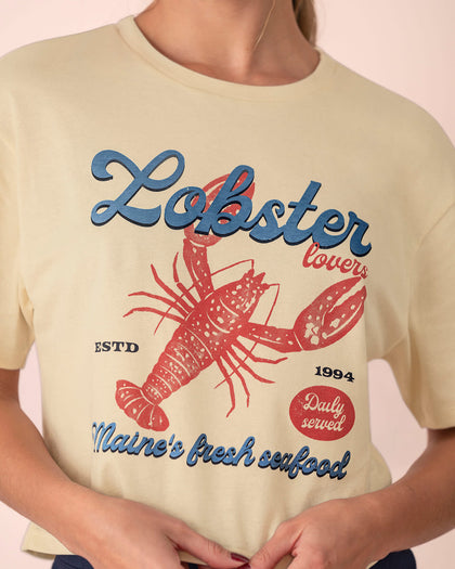 Camiseta manga corta silueta amplia#color_084-arena